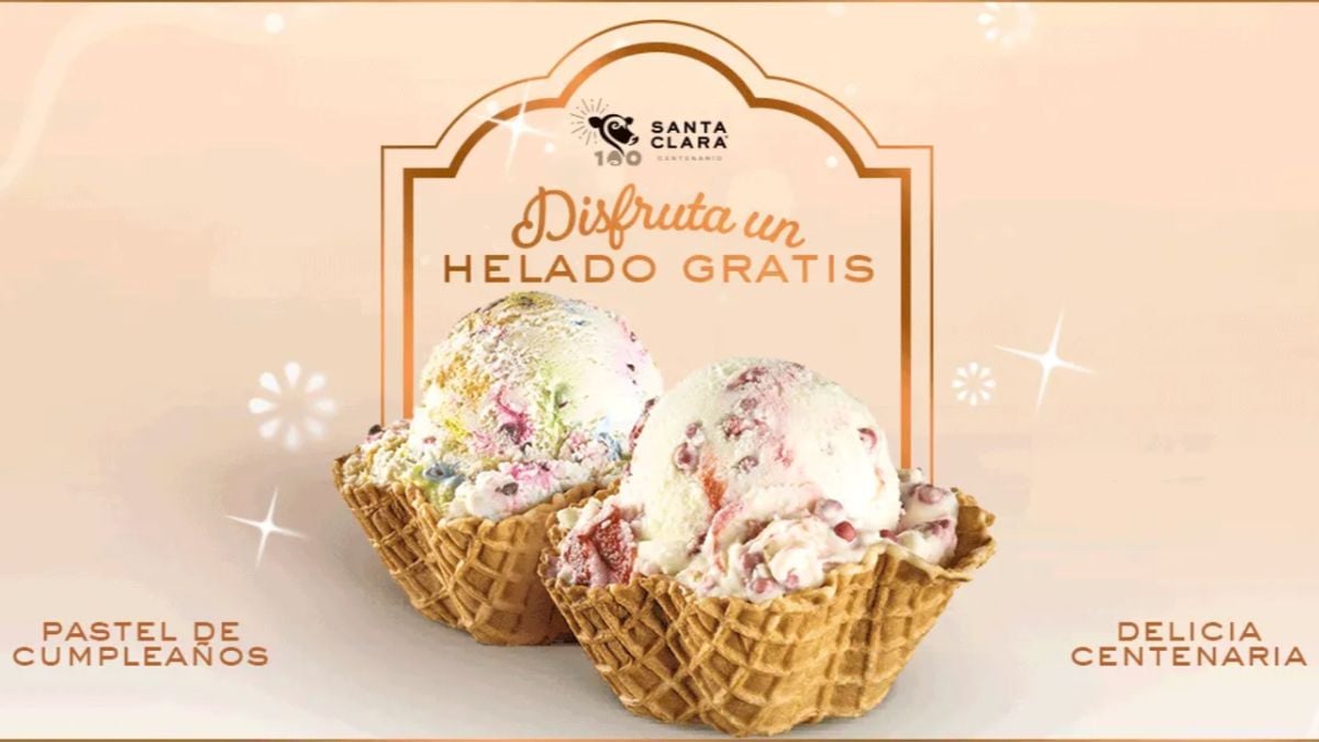 HELADO GRATIS SANTA CLARA