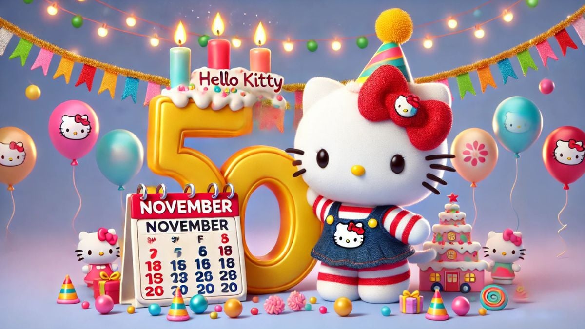 NOVEMBER CALENDAR PRINTABLE HELLO KITTY 2024