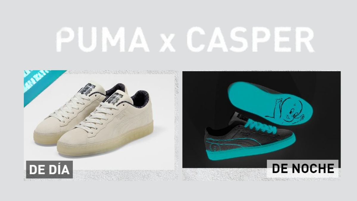 Puma x Casper: Todo lo que necesitas saber sobre este diseño único de tenis Foto: Especial