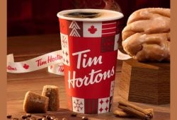 Vaso edición especial navideño Tim Hortons. ¿Cómo lo puedo obtener? Foto: Especial