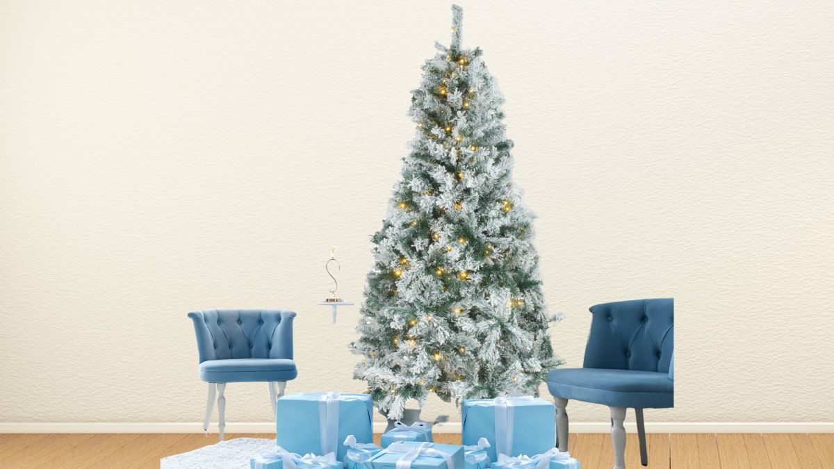 Amazon tiene el árbol de Navidad nevado con luces que necesitas por menos de 2 mil 200 pesos Foto: Especial