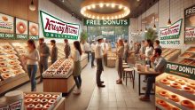 El Buen Fin 2024 ¿A qué hora termina la promoción de donas gratis en Krispy Kreme? Foto: Merca2.0