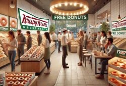 El Buen Fin 2024 ¿A qué hora termina la promoción de donas gratis en Krispy Kreme? Foto: Merca2.0