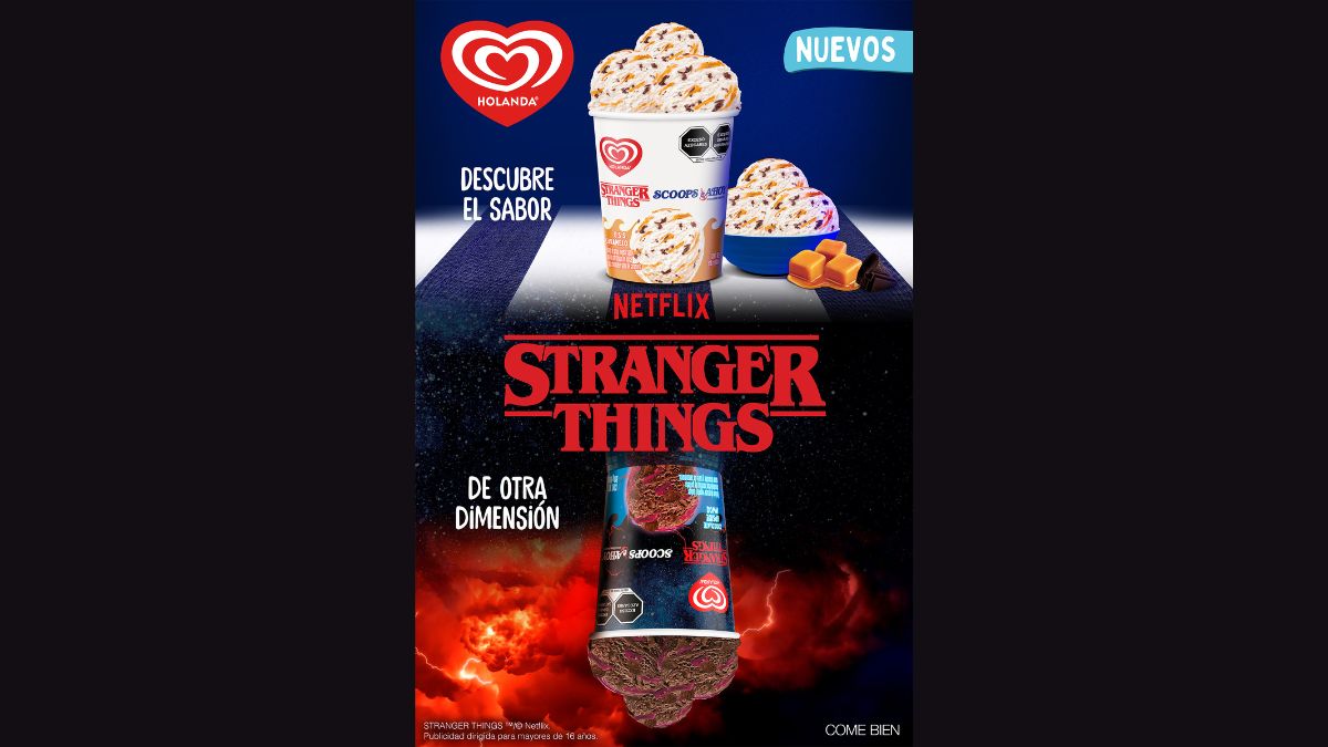 Holanda x Stranger Things lanza dos sabores de dimensión alterna ¿Te animas a probarlos? Foto: Especial