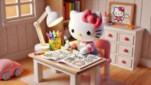 hello kitty libros para colorear sanrio 2024