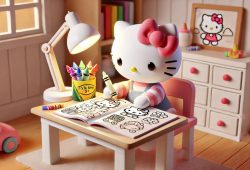 hello kitty libros para colorear sanrio 2024