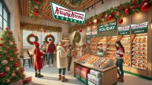 Consigue una bebida gratis en Krispy Kreme al comprar este producto navideño Foto: Merca2.0