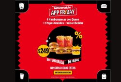 ¿McDonald’s se unirá al Black Friday 2024? Esto es lo que debes saber Foto: Especial