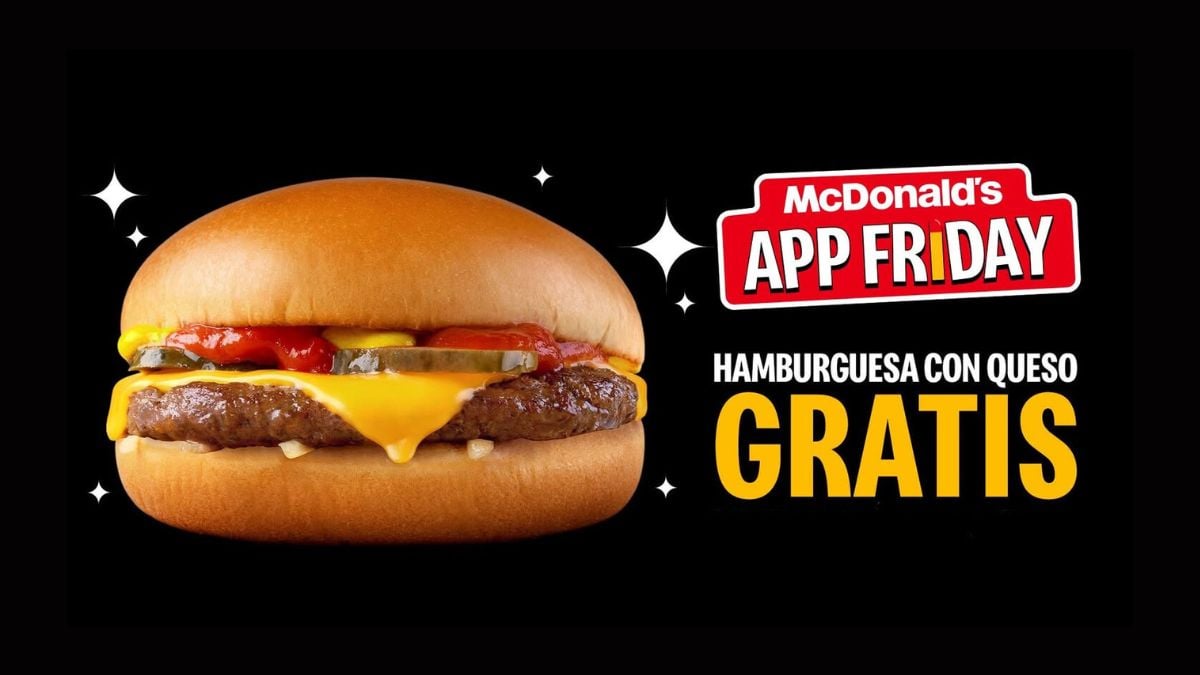 App Friday 2024: McDonald’s dará hamburguesas gratis este 29 de noviembre: Así puedes conseguirlas Foto: Especial