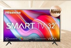 Mercado Libre tiene la pantalla Smart TV Hisense de 32 pulgadas en menos de 2 mil 720 pesos (y es la más vendida) Foto: Especial