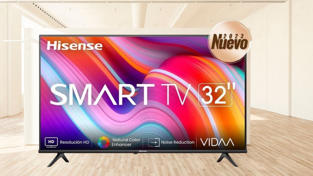 Mercado Libre tiene la pantalla Smart TV Hisense de 32 pulgadas en menos de 2 mil 720 pesos (y es la más vendida) Foto: Especial