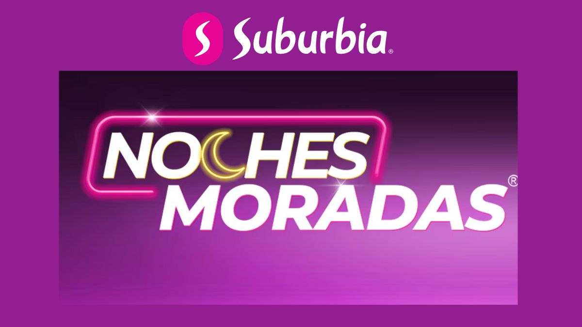 ¿Cuándo son las Noches Moradas Navideñas de Suburbia 2024? Aquí la fecha exacta Foto. Especial