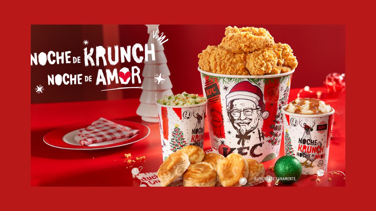 ¡Los paquetes Krunch de Navidad 2024 ya están en KFC! No te quedes sin el tuyo Foto: Especial