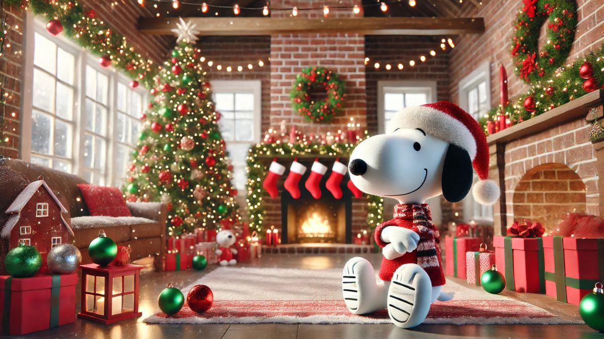 snoopy decoracion navidad amazon 2024