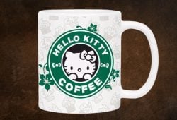 La taza tipo Starbucks de Hello Kitty está en Mercado Libre ¡y con descuento! Foto: Especial