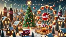 villas navideñas coca cola navidad 2024