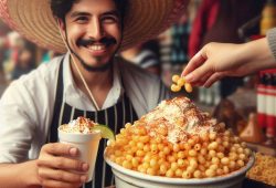 Se lleva gran sorpresa al encontrar puesto de esquites en Palacio de Hierro