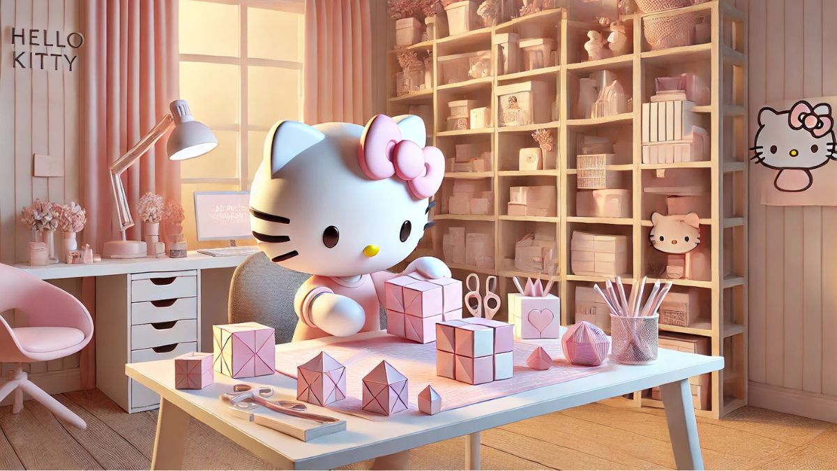 HELLO KITTY CUBECRAFT 2025 SANRIO REGALO NAVIDAD CUBOS