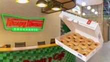 Krispy Kreme will give you 12 free donuts! So you can take advantage of the offer