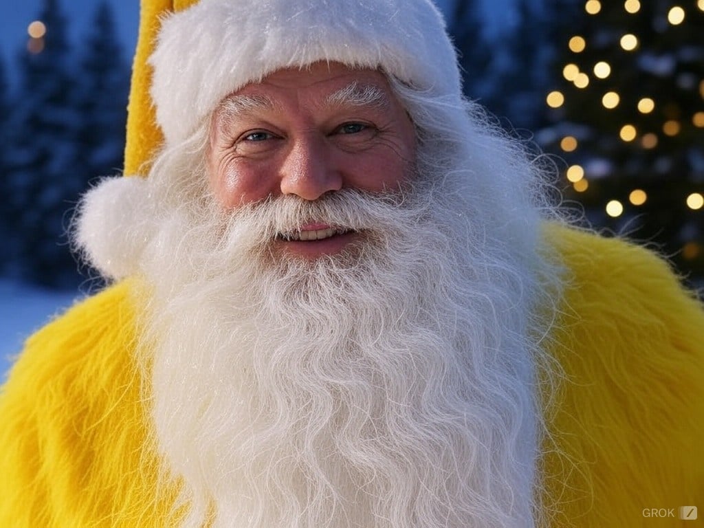 Mercado Libre presenta su encantador Santa Claus color amarillo