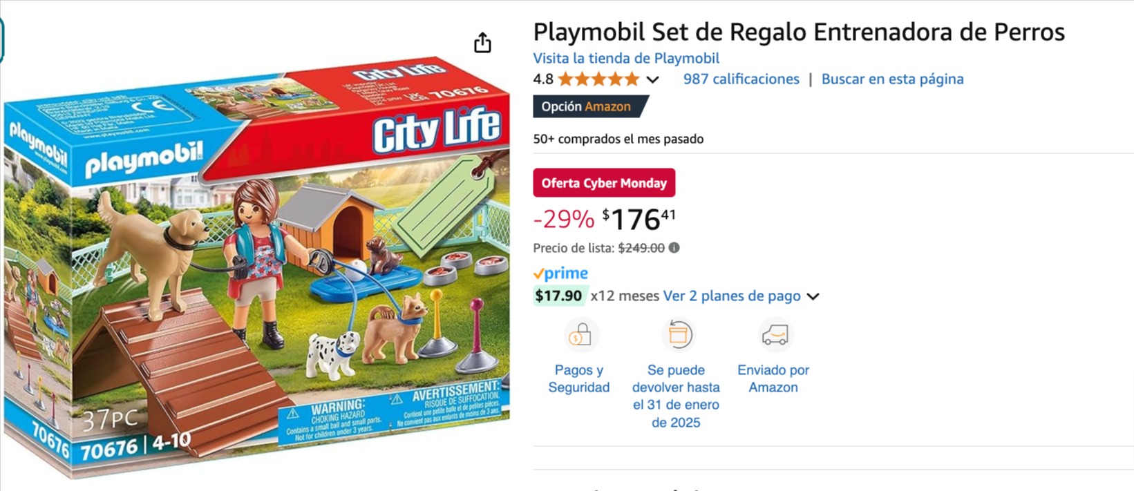 Este Cyber Monday 2024, Playmobil en Amazon México nos ofrece opciones ideales para todos los gustos y edades