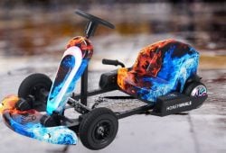 ¡Diversión sobre ruedas! Go Kart eléctrico para niños con descuento espectacular en Amazon Foto: Especial