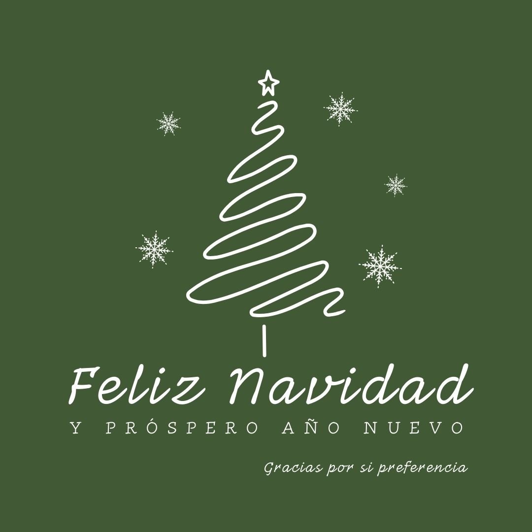 feliz navidad 2024 año nuevo 2025 clientes