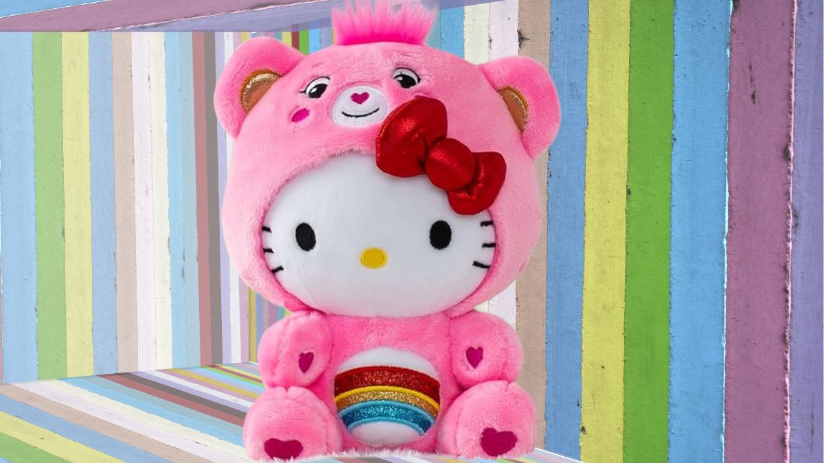 ¡El regalo más tierno de Navidad! Peluche Hello Kitty como Cheer Bear con descuento en Amazon Foto: Especial