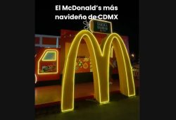 Descubre dónde se encuentra el McDonald’s más navideño de la CDMX | VIDEO Foto: Especial