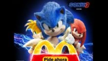 Sonic 3: El protagonista de la Cajita Feliz de McDonald's en diciembre Foto: Especial