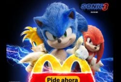 Sonic 3: El protagonista de la Cajita Feliz de McDonald's en diciembre Foto: Especial