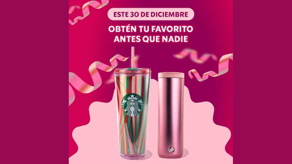 Starbucks lanza el vaso ROSA de Fin de Año este 30 de diciembre: Todo lo que debes saber Foto: Especial