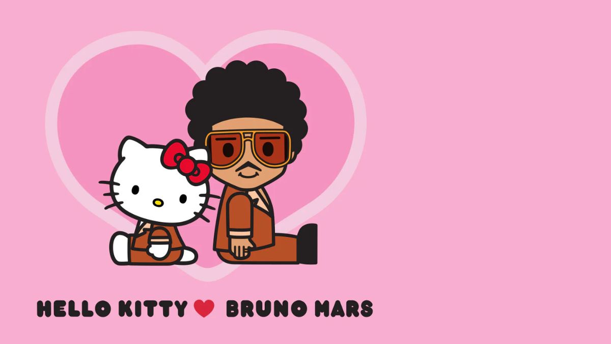 BRUNO MARS HELLO KITTY 2025