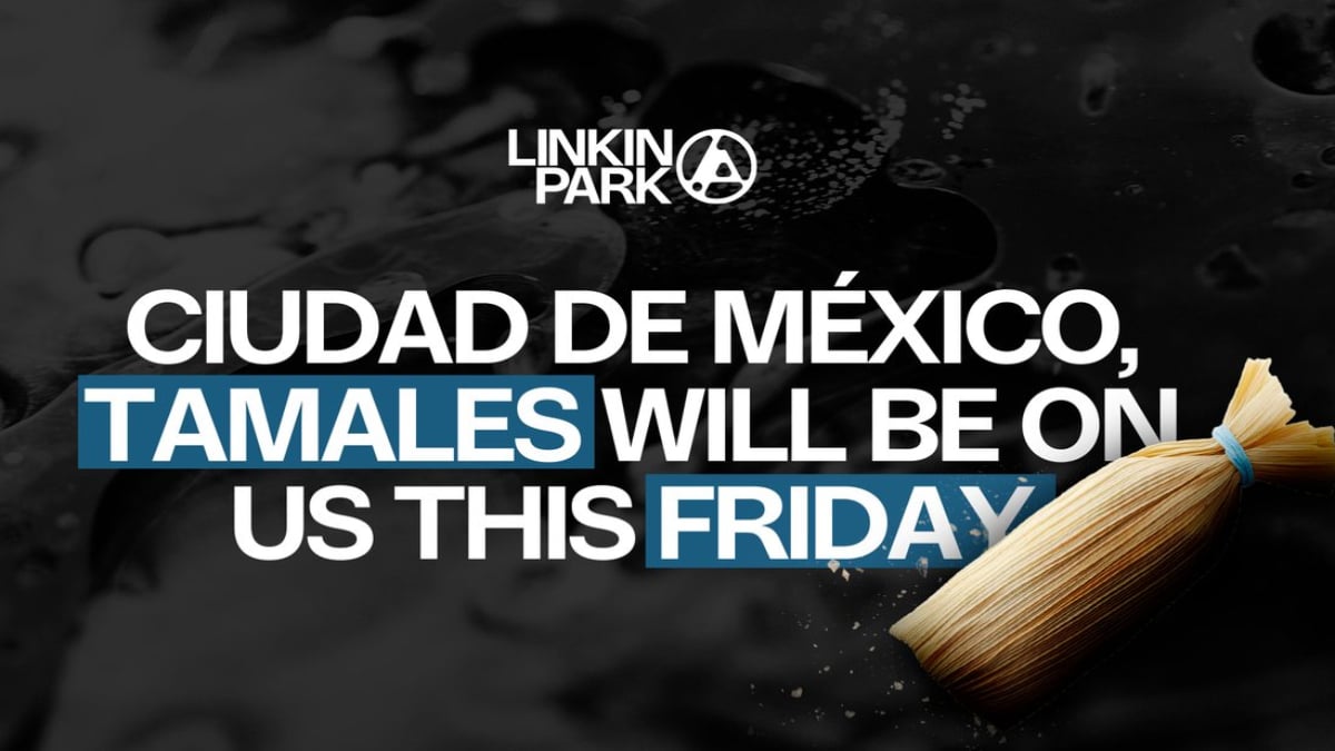 Estos son los puntos de la CDMX dónde los integrantes de Linkin Park estarán regalando tamales este 31 de enero