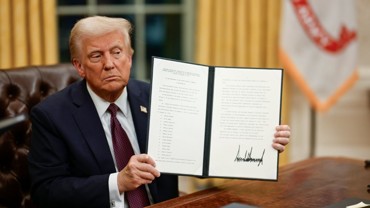 These are all the executive orders Trump signed on his first day