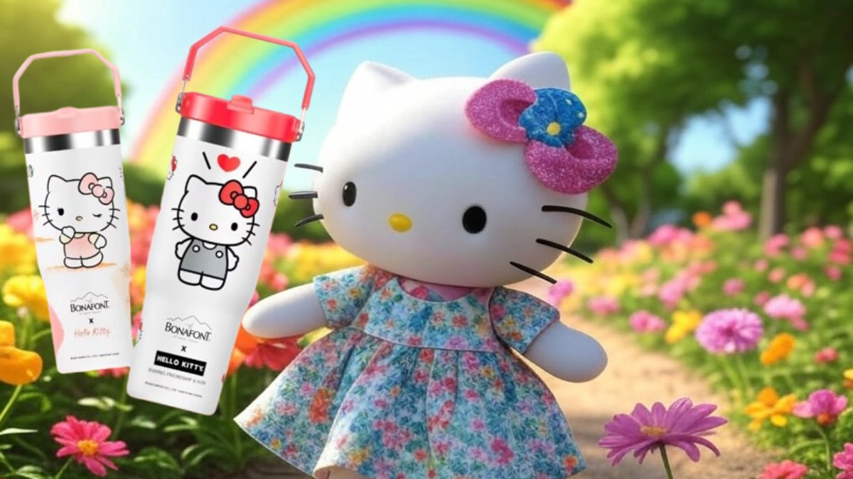 Así es como puedes conseguir los termos coleccionables de Hello Kitty de Bonafont