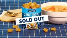 What are the Progresso Soup Drops that sold out in less than an hour in the United States?