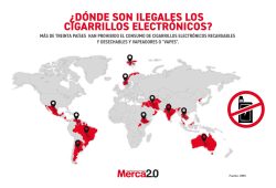 Gráfica del día: ¿Dónde son ilegales los cigarrillos electrónicos?