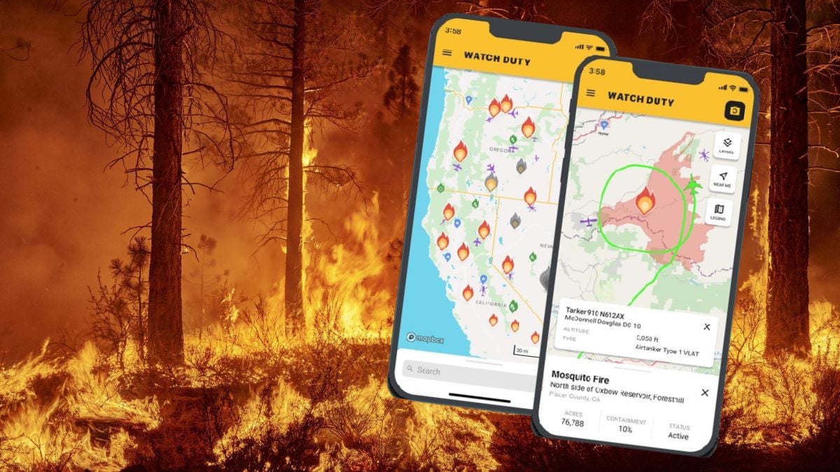 Where are the fires in California? Watch Duty, the app that informs you LIVE