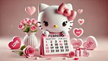 calendario febrero sanrio 2025