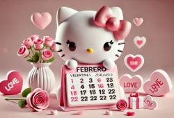 calendario febrero sanrio 2025