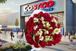 Día del Amor y la Amistad 2025. Costco tiene en preventa el ramo de 36 rosas rojas para San Valentín Foto: Merca2.0