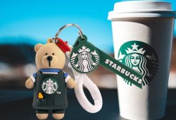 Este es el costo del llavero Bearista Starbucks para celebrar el Día del Croissant 2025 Foto: Especial