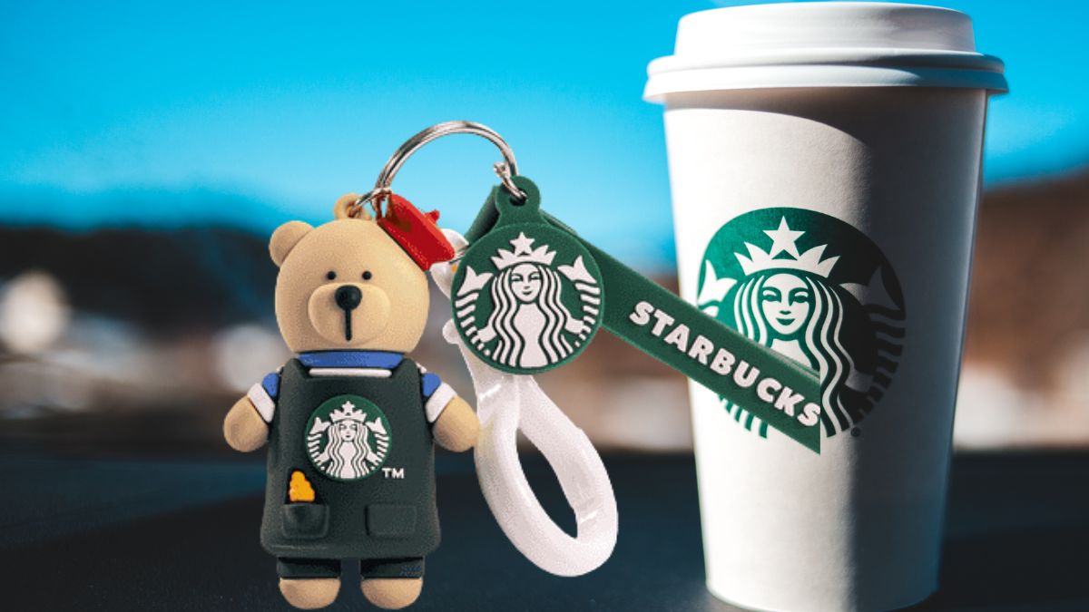 Este es el costo del llavero Bearista Starbucks para celebrar el Día del Croissant 2025 Foto: Especial