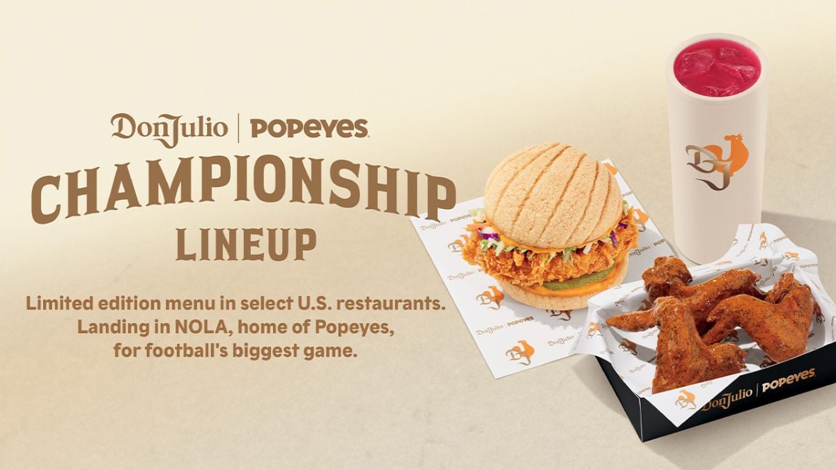 menu popeyes don julio