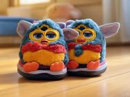 Furby presentó sus tenis de peluche en un creativo spot publicitario