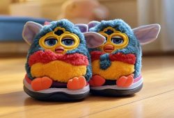 Furby presentó sus tenis de peluche en un creativo spot publicitario