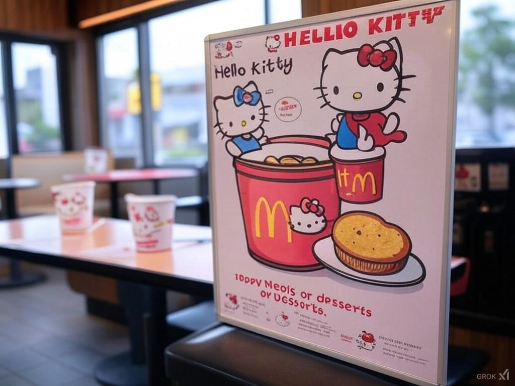 McDonald's celebra aniversario de Hello kitty con menú especial