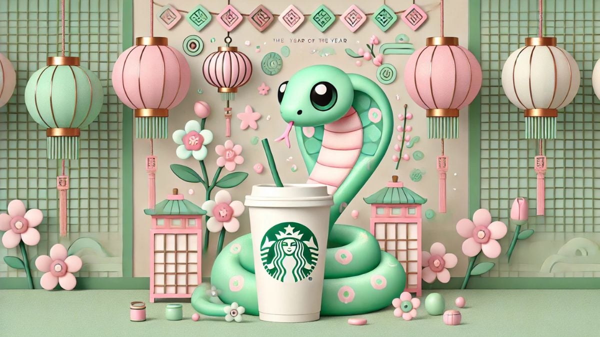 starbucks chinese lunar new year 2025