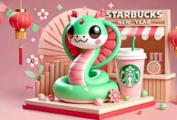 This is Starbucks' collection for Chinese New Year 2025